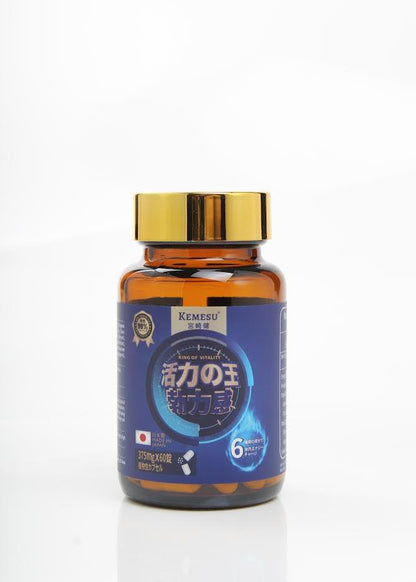 KEMESU Revitalising Cells-King of Vitality, Erection Sensation (375mg X 60 capsules)